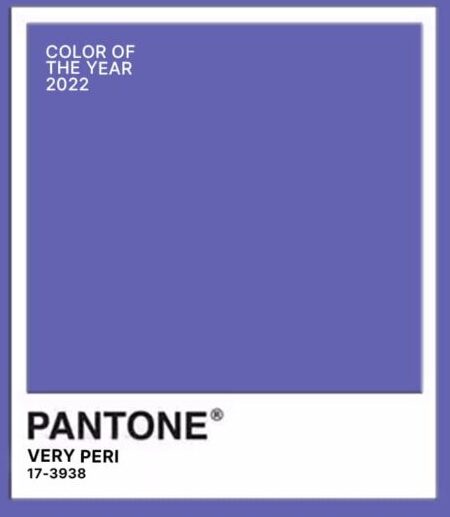 Very Peri. Il colore Pantone 2022 parla di coraggio 